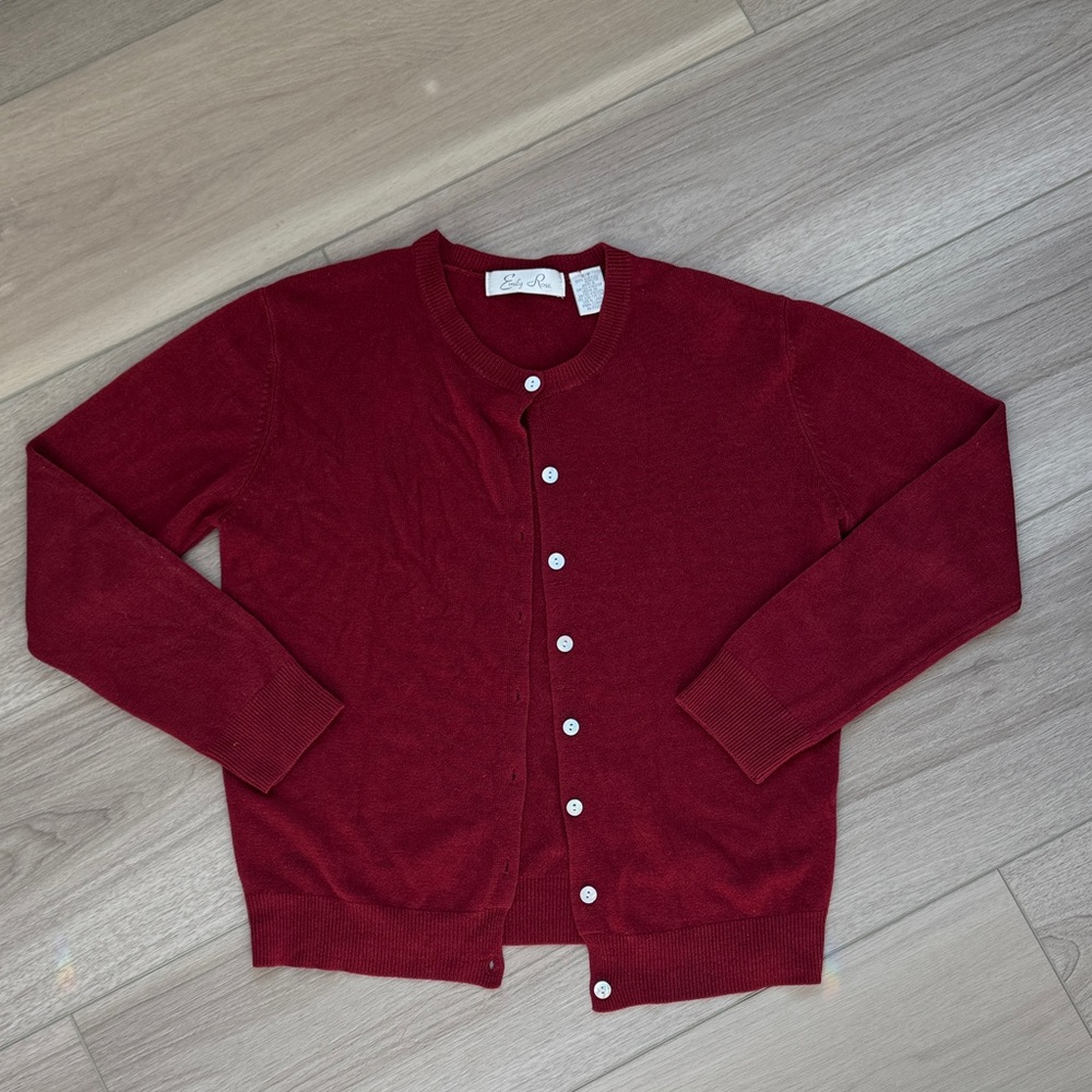 Vintage Red Cardigan